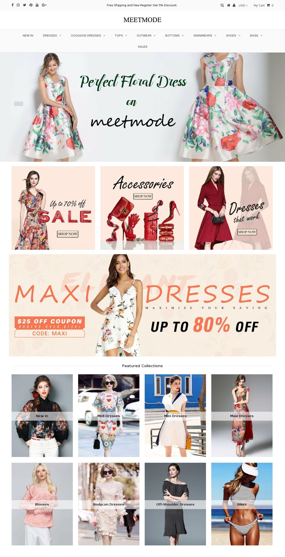 meetmode.com — Shopify storefront screenshot