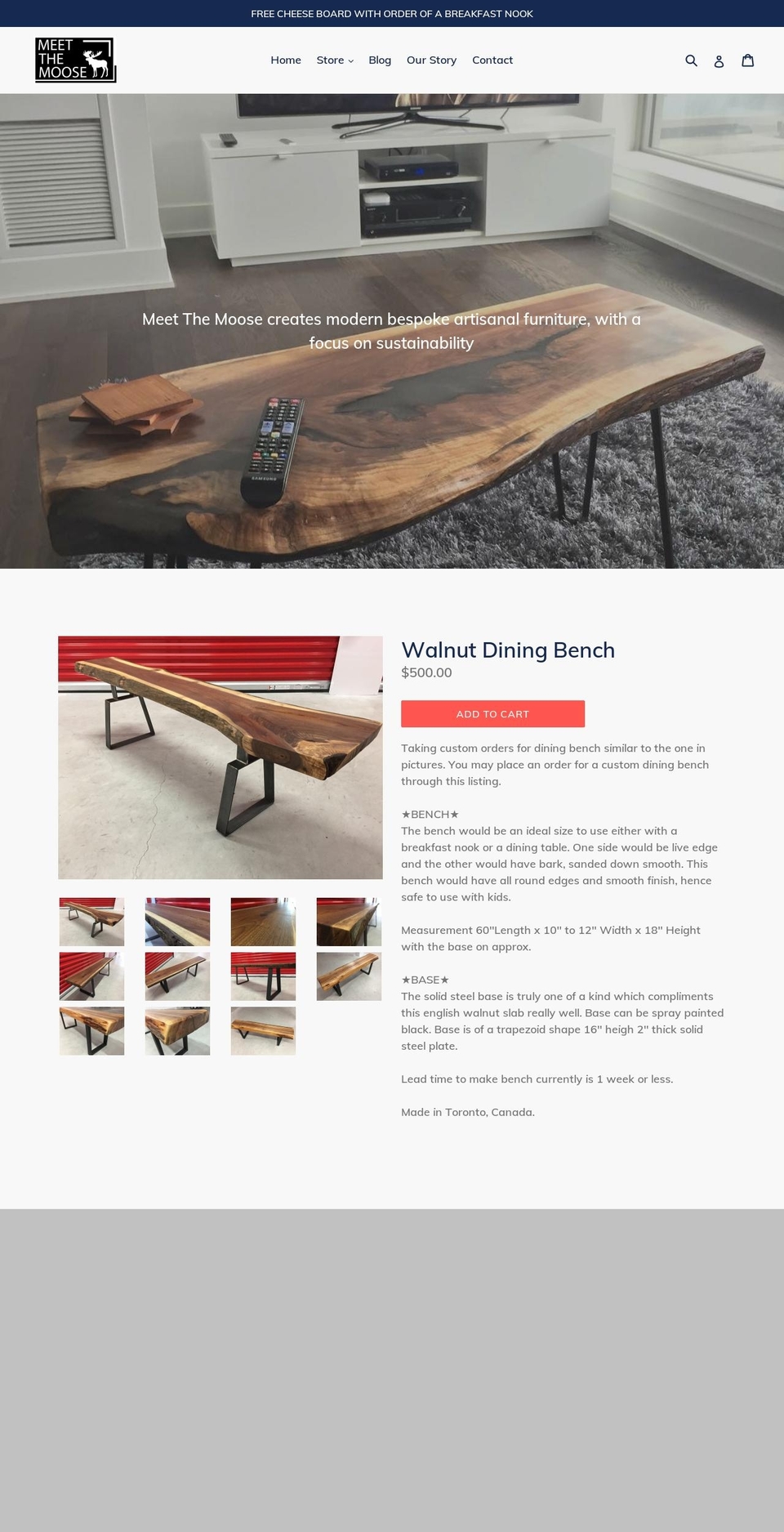 meetthemoose.com shopify website screenshot