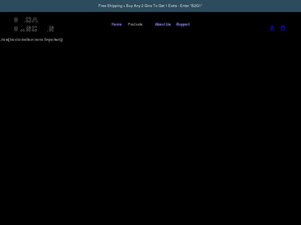 mega-muscles.com shopify website screenshot