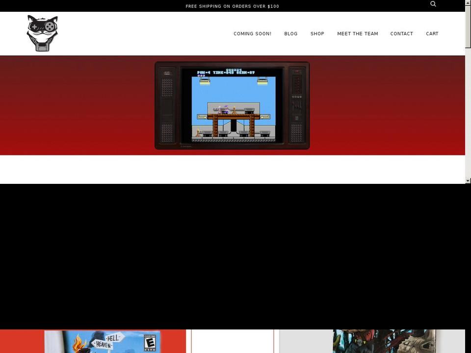 megacatstudios.com shopify website screenshot