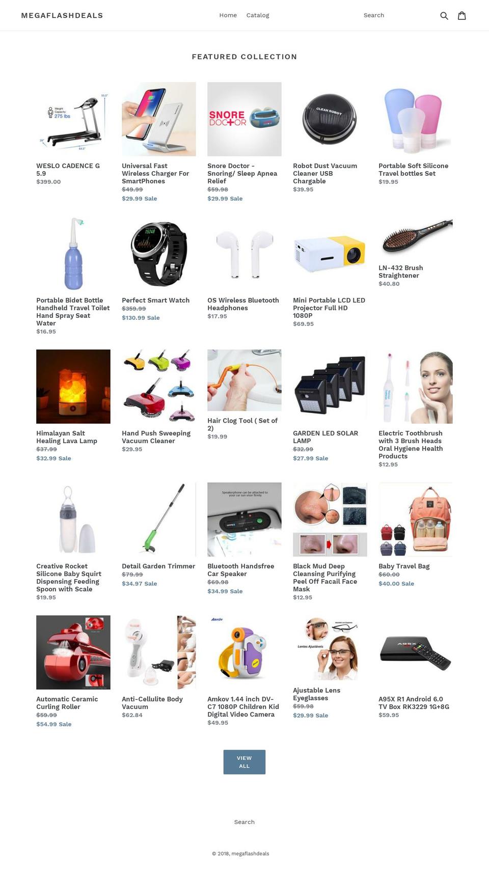 megaflashdeals.com — Shopify storefront screenshot