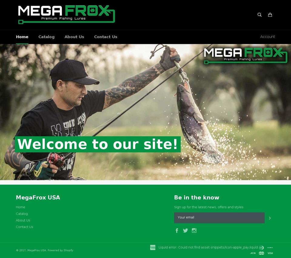 megafroxusa.com shopify website screenshot