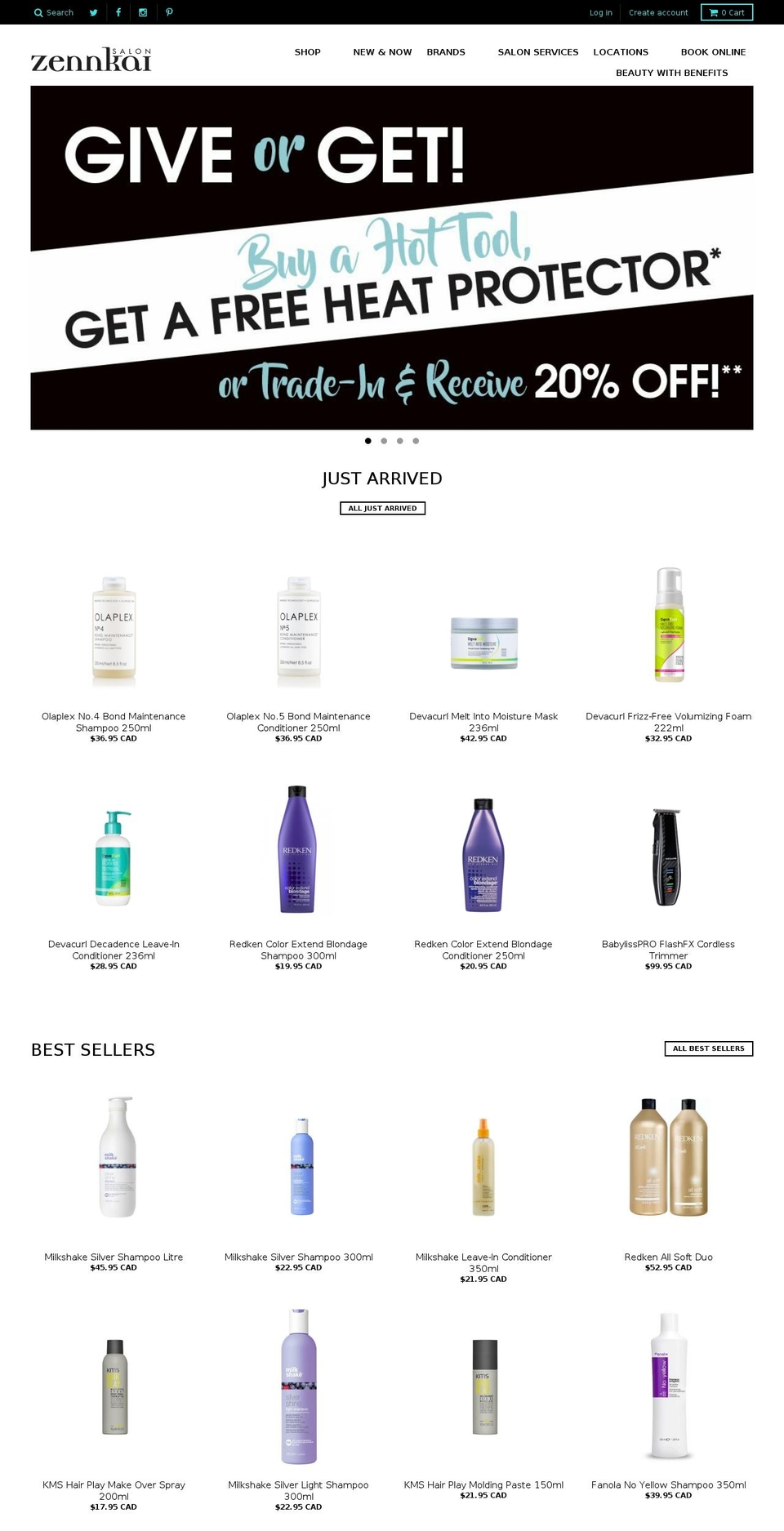 Zennkai Coast - April 2017 Shopify theme site example megahairsalon.com