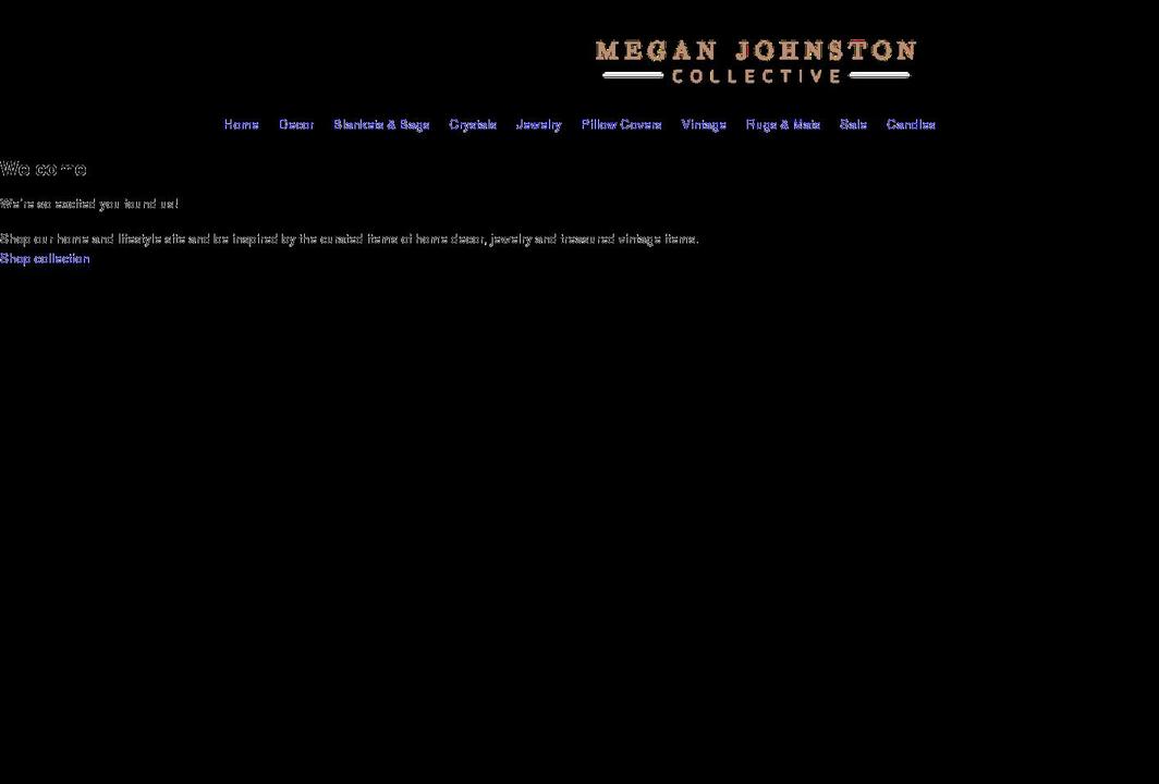 meganjohnstoncollective.com shopify website screenshot