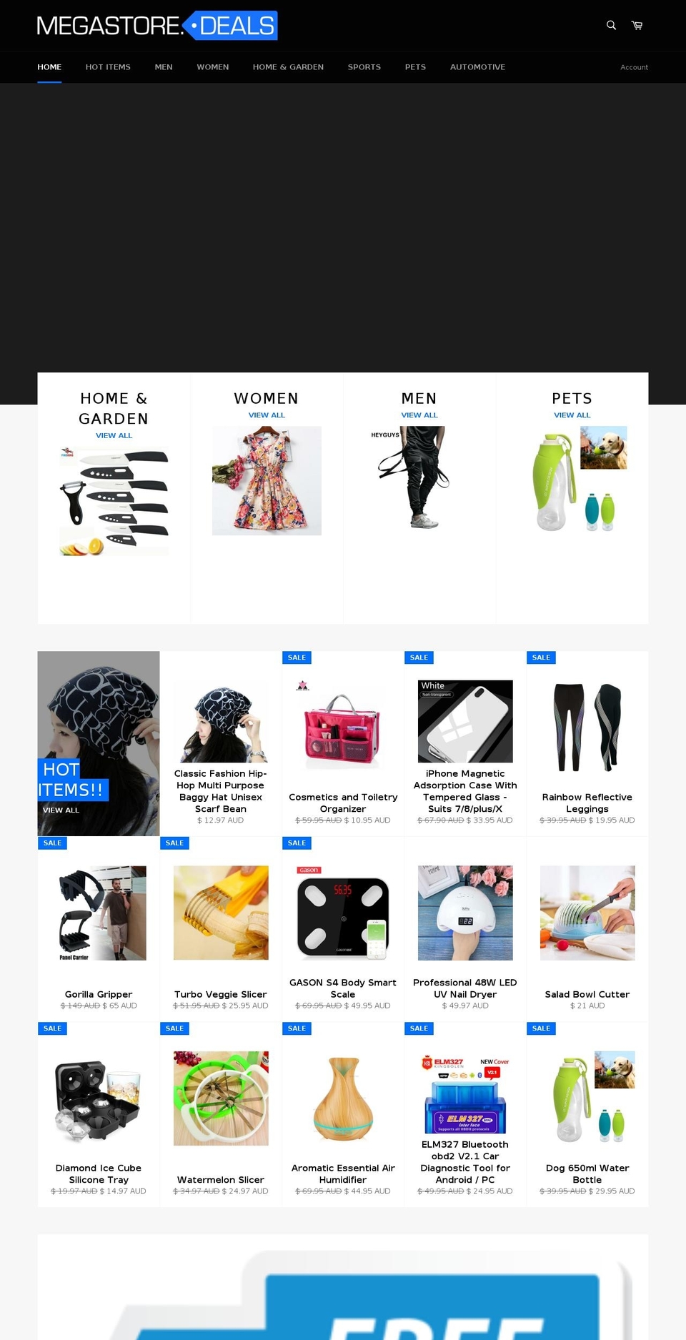 megastore.deals shopify website screenshot