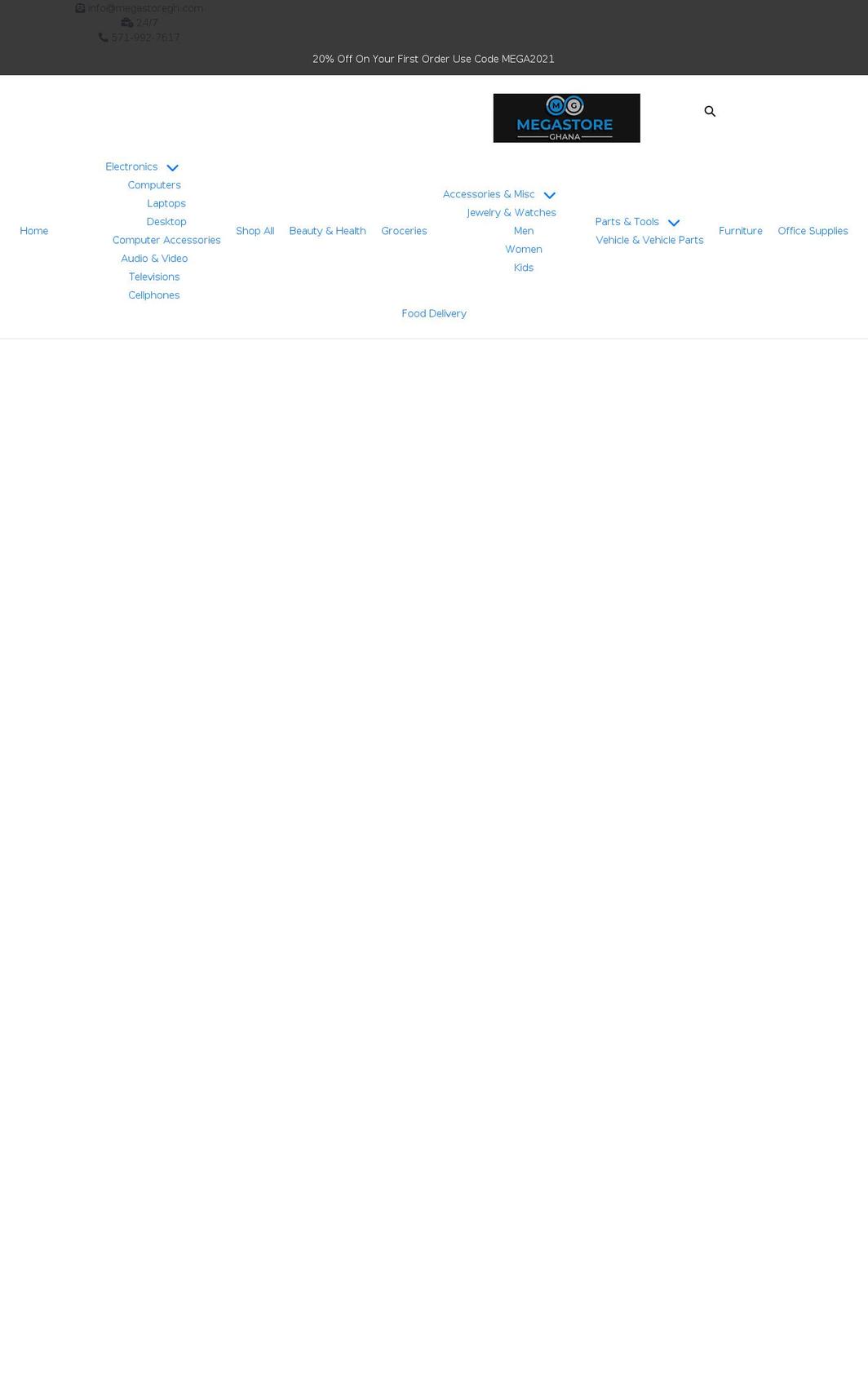 megastoregh.com shopify website screenshot