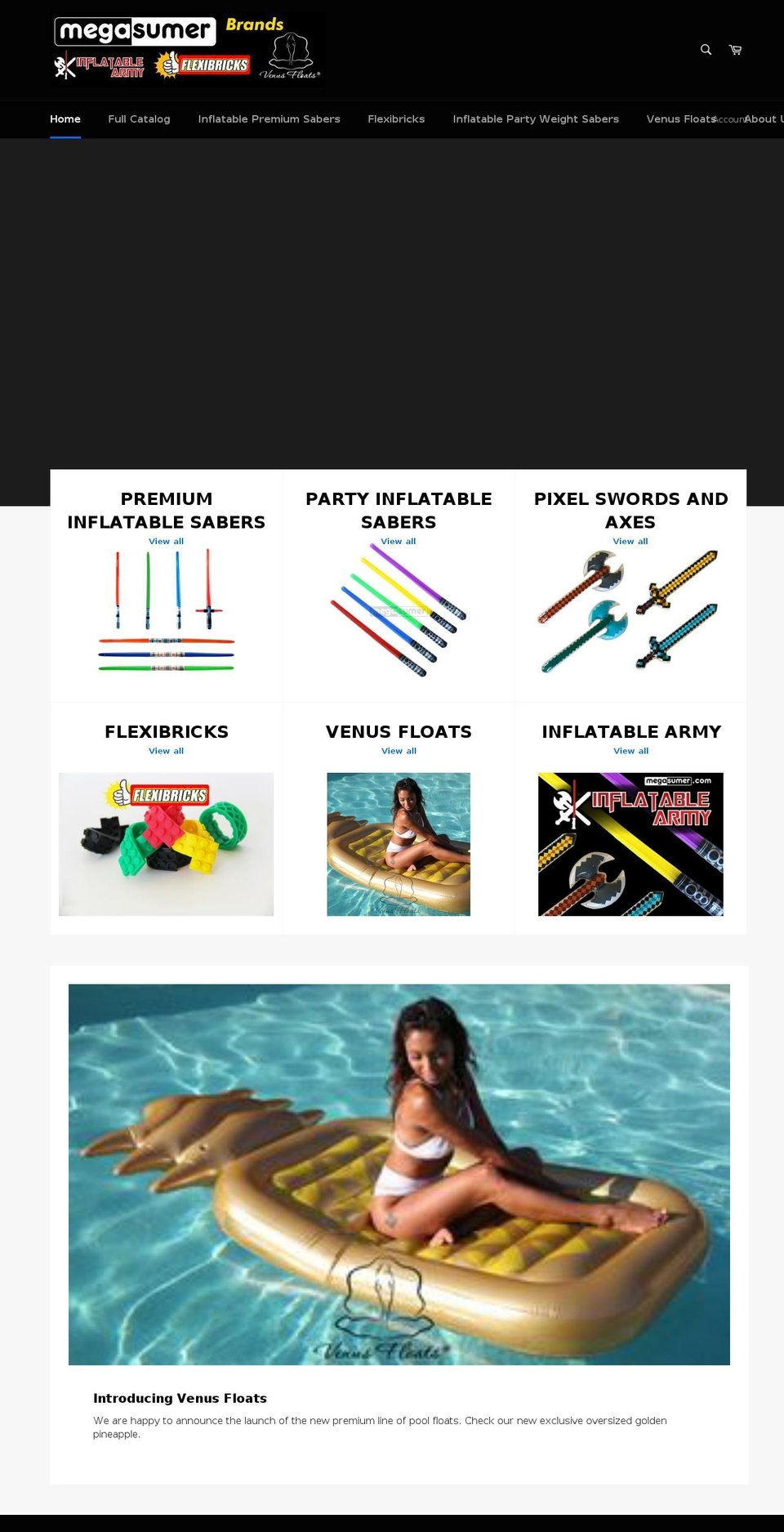 megasumer.com — Shopify storefront screenshot