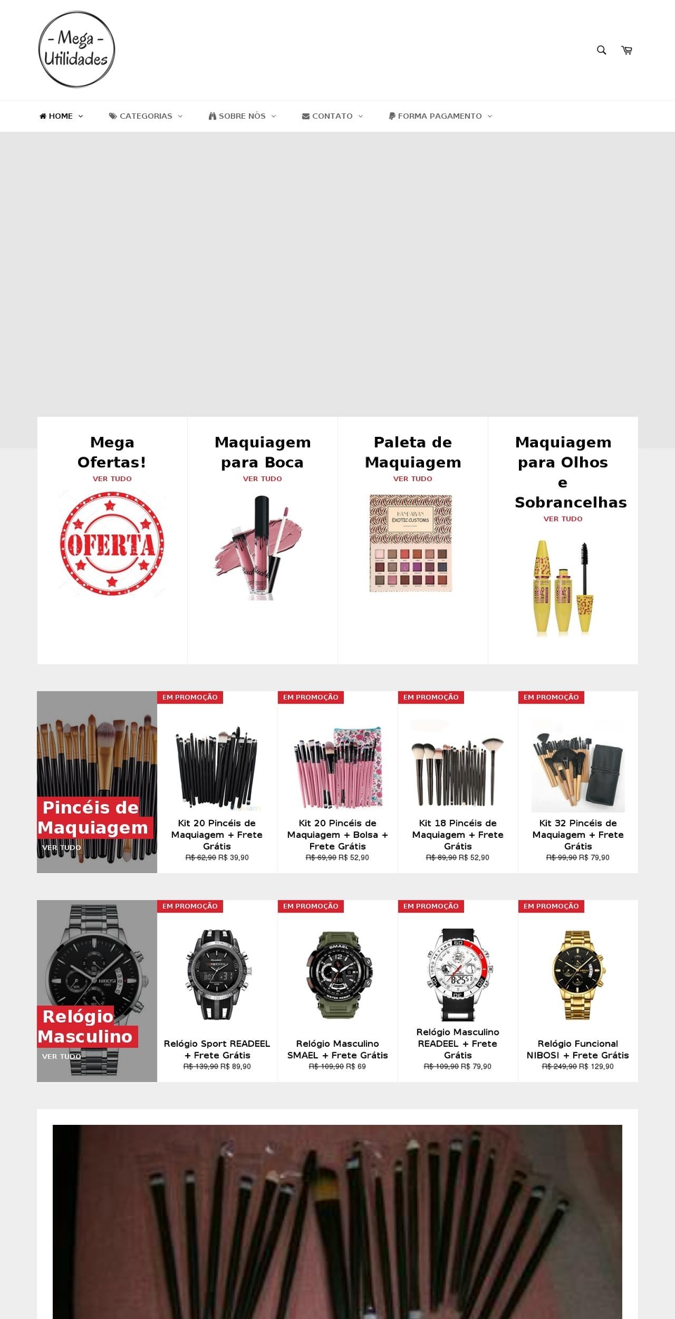 megautilidades.com — Shopify storefront screenshot