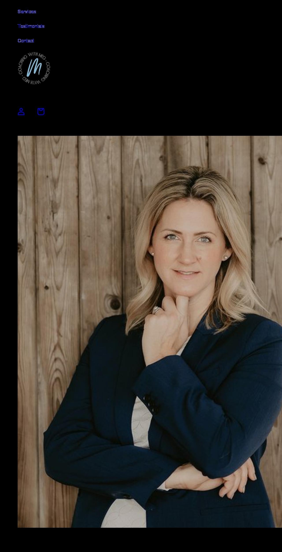 megdouglas.com shopify website screenshot