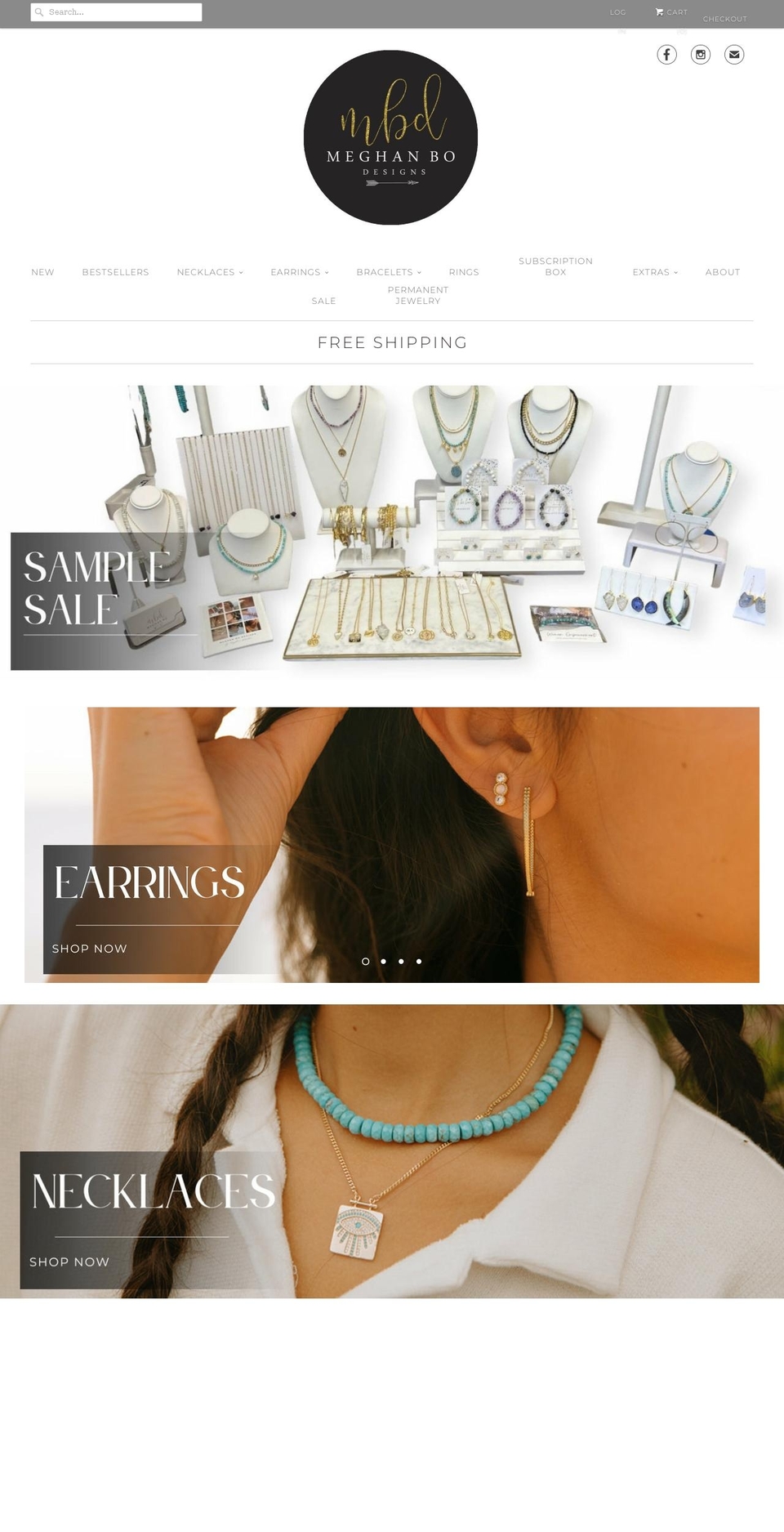 meghanbodesigns.com shopify website screenshot