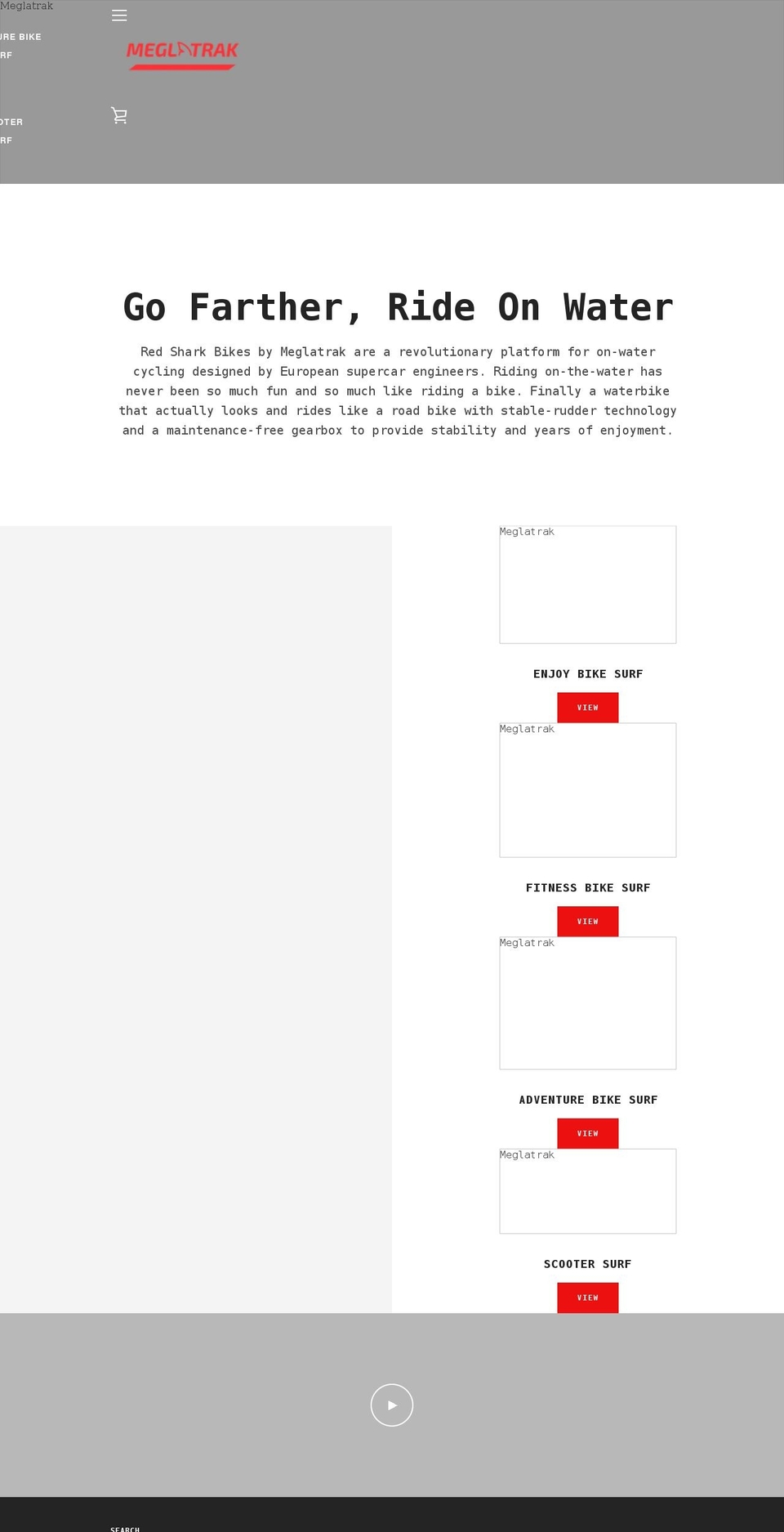 meglatrak.com shopify website screenshot