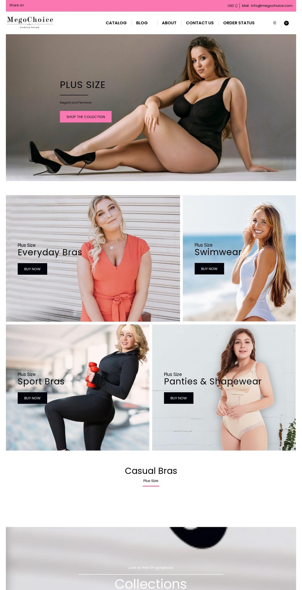 megochoice.com — Shopify storefront screenshot