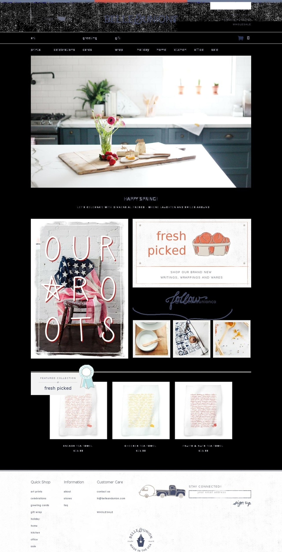Belle \u0026 Union Co. [H+H] – 2017.1 – min ws qty Shopify theme site example megsuttonweddings.com