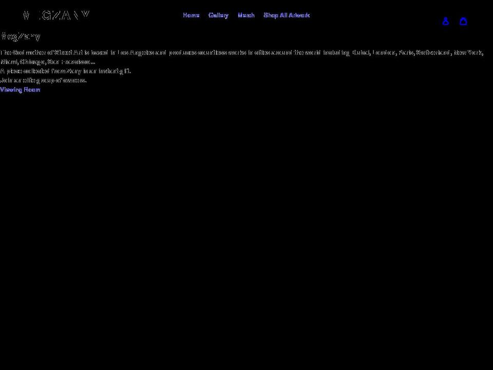 megzany.com shopify website screenshot