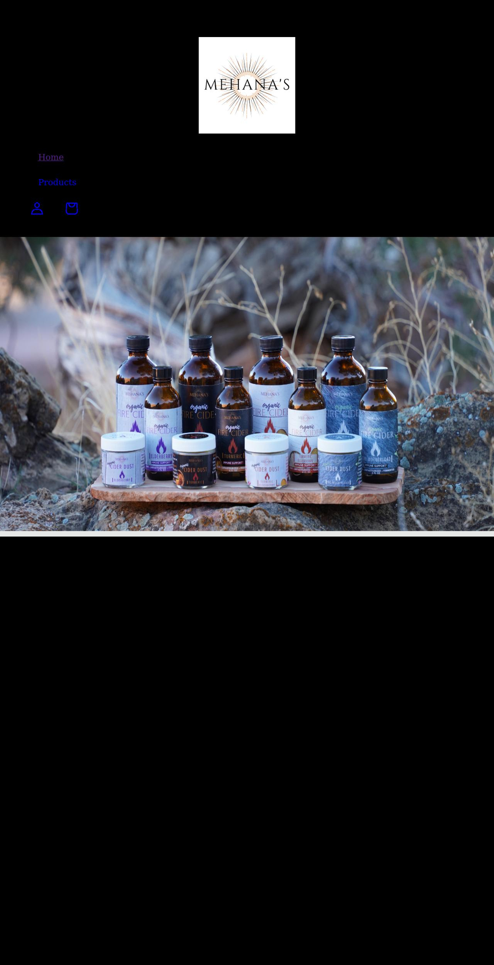 mehanas.com shopify website screenshot