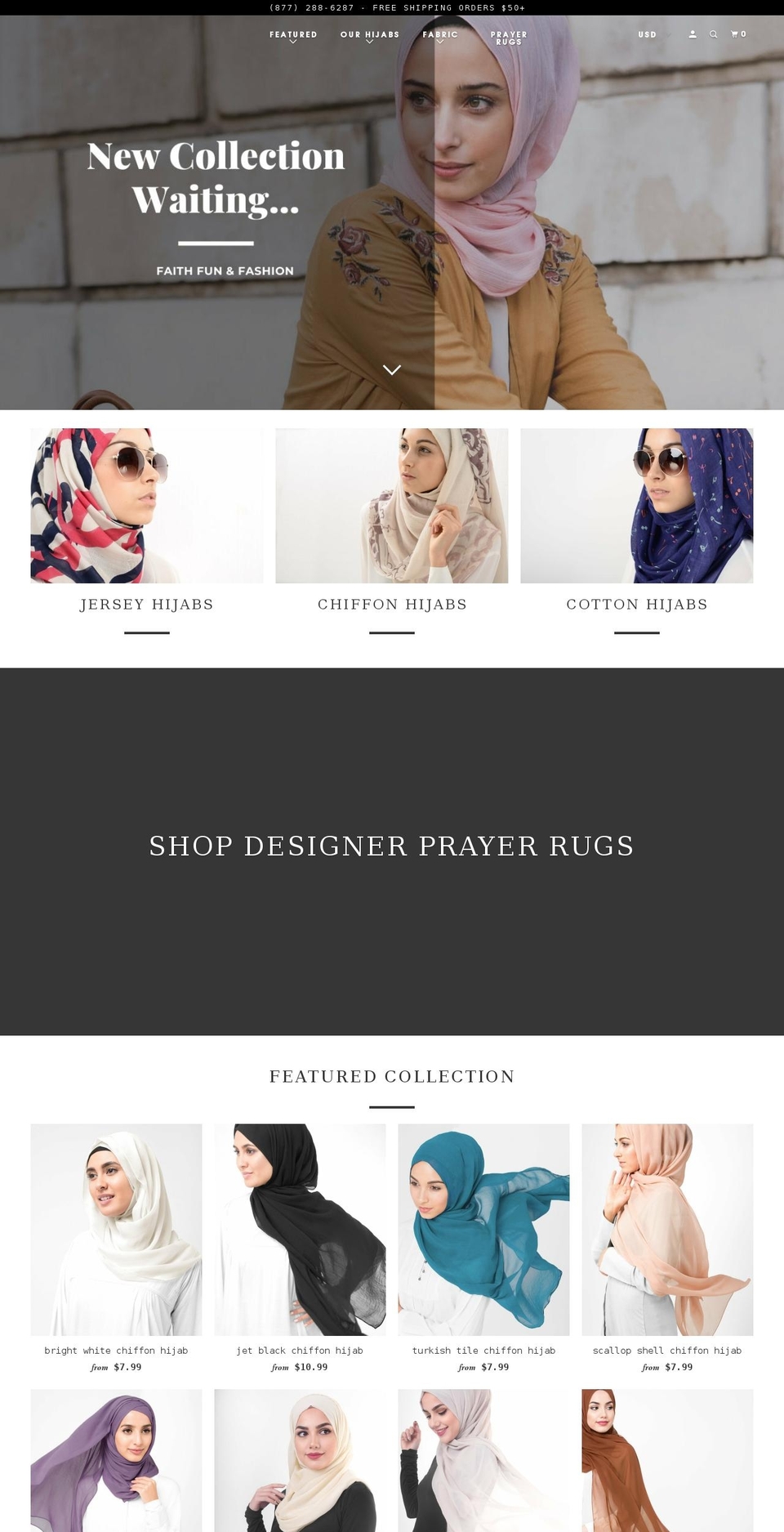 mehijab.com — Shopify storefront screenshot