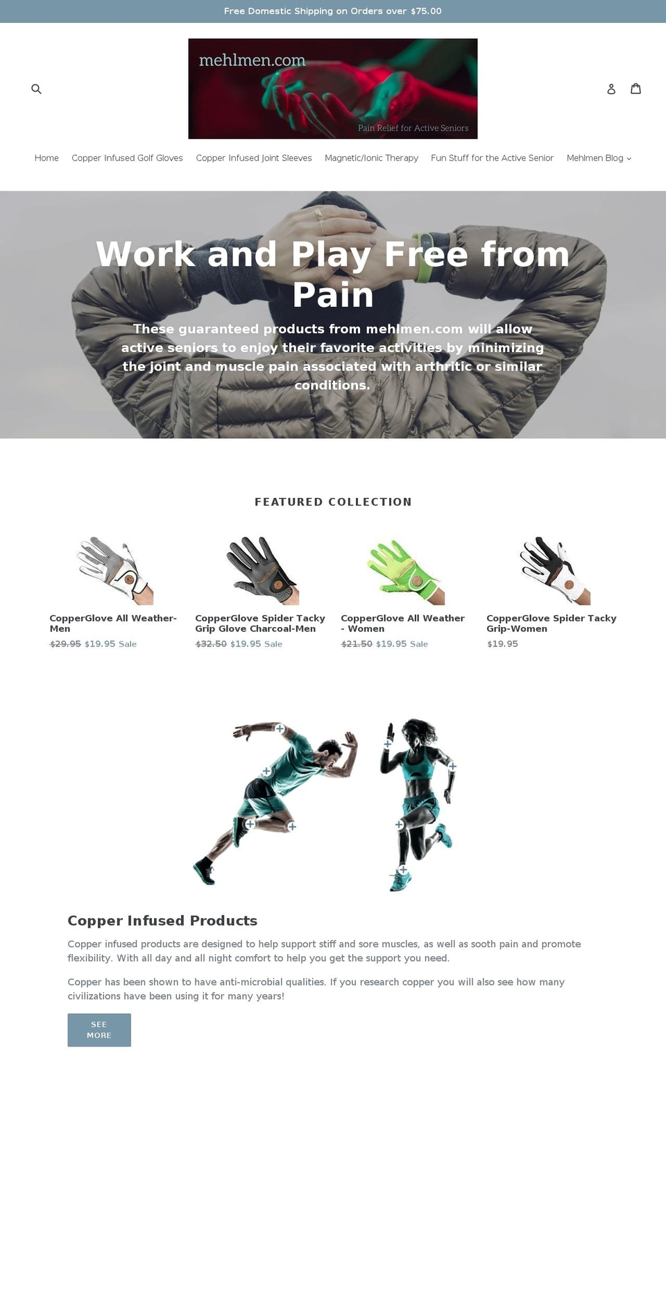 mehlmen.com shopify website screenshot