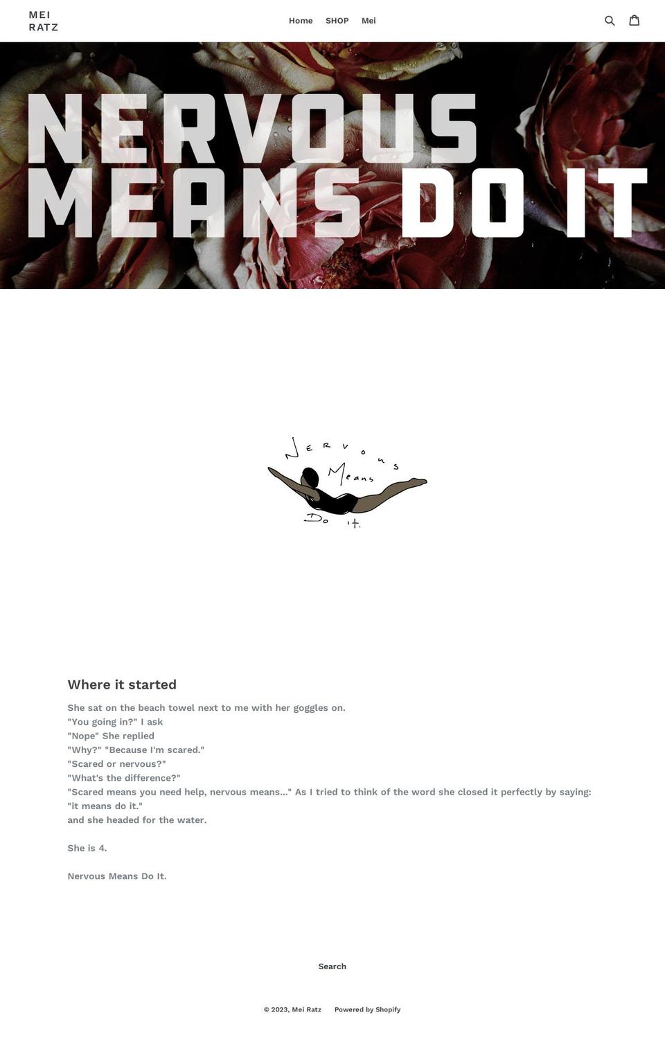 mei-ratz.myshopify.com shopify website screenshot
