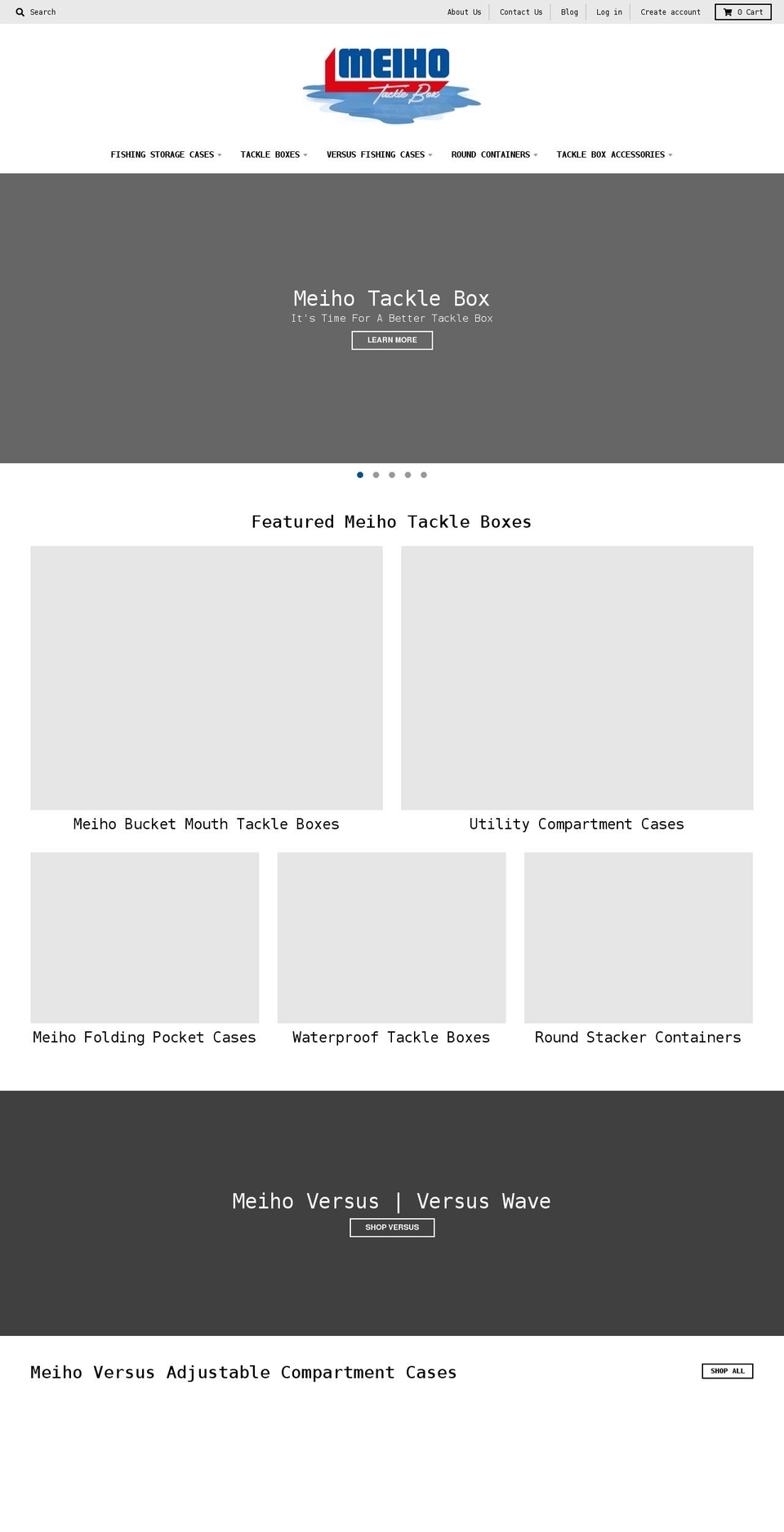 meihotacklebox.com shopify website screenshot