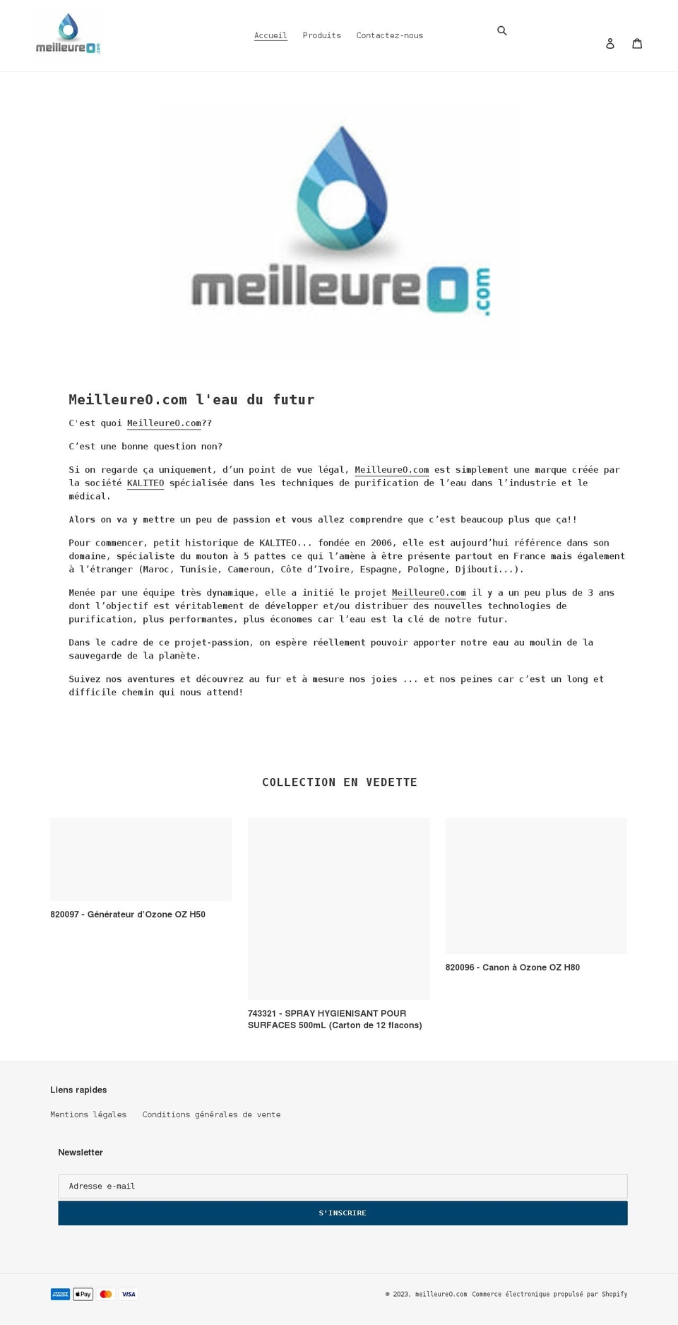 meilleureo.com shopify website screenshot