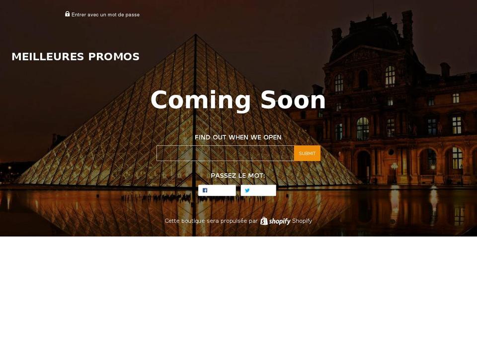 meilleures-promos.com shopify website screenshot