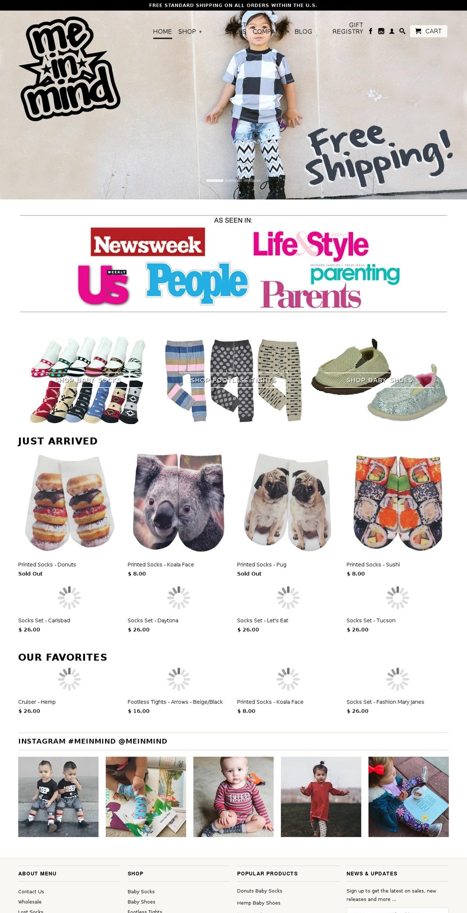 meinmind.com shopify website screenshot