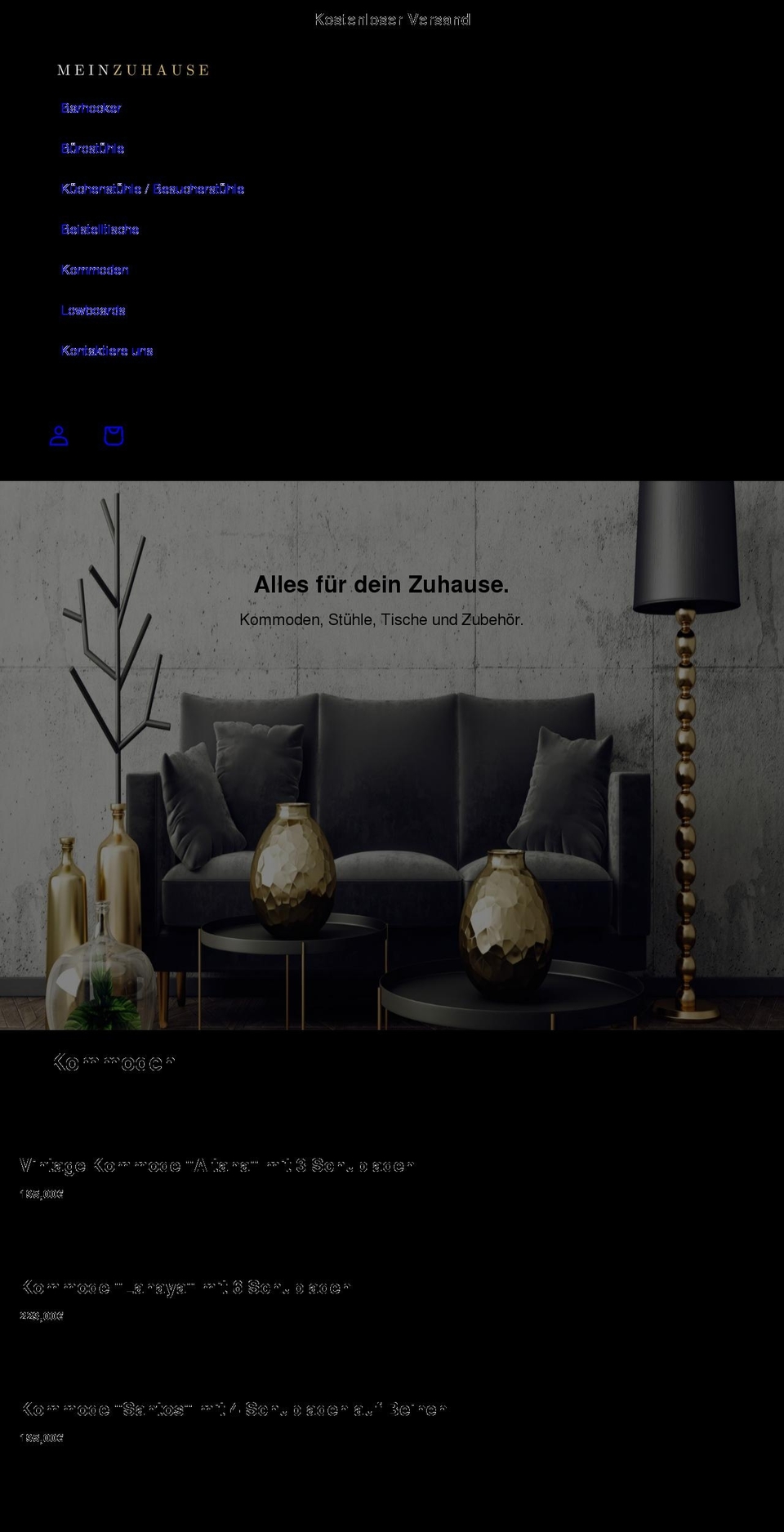 meinzuhause.shop shopify website screenshot