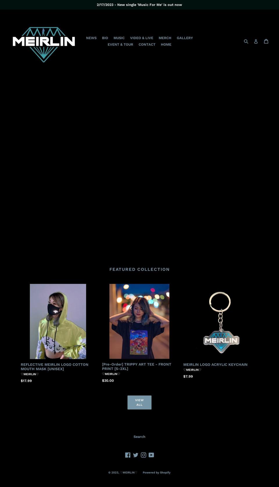 meirlin.com — Shopify storefront screenshot