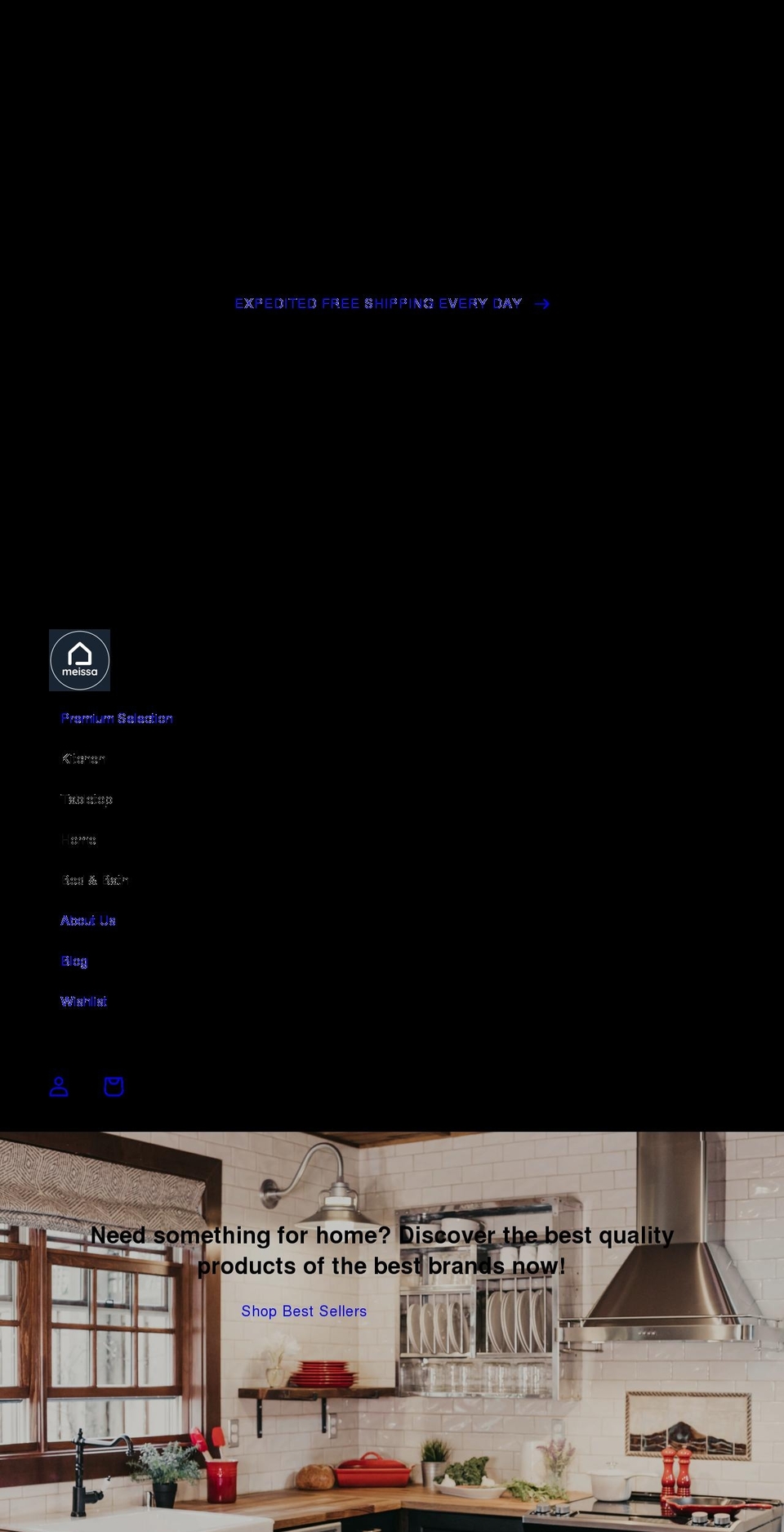 meissa.co.uk shopify website screenshot