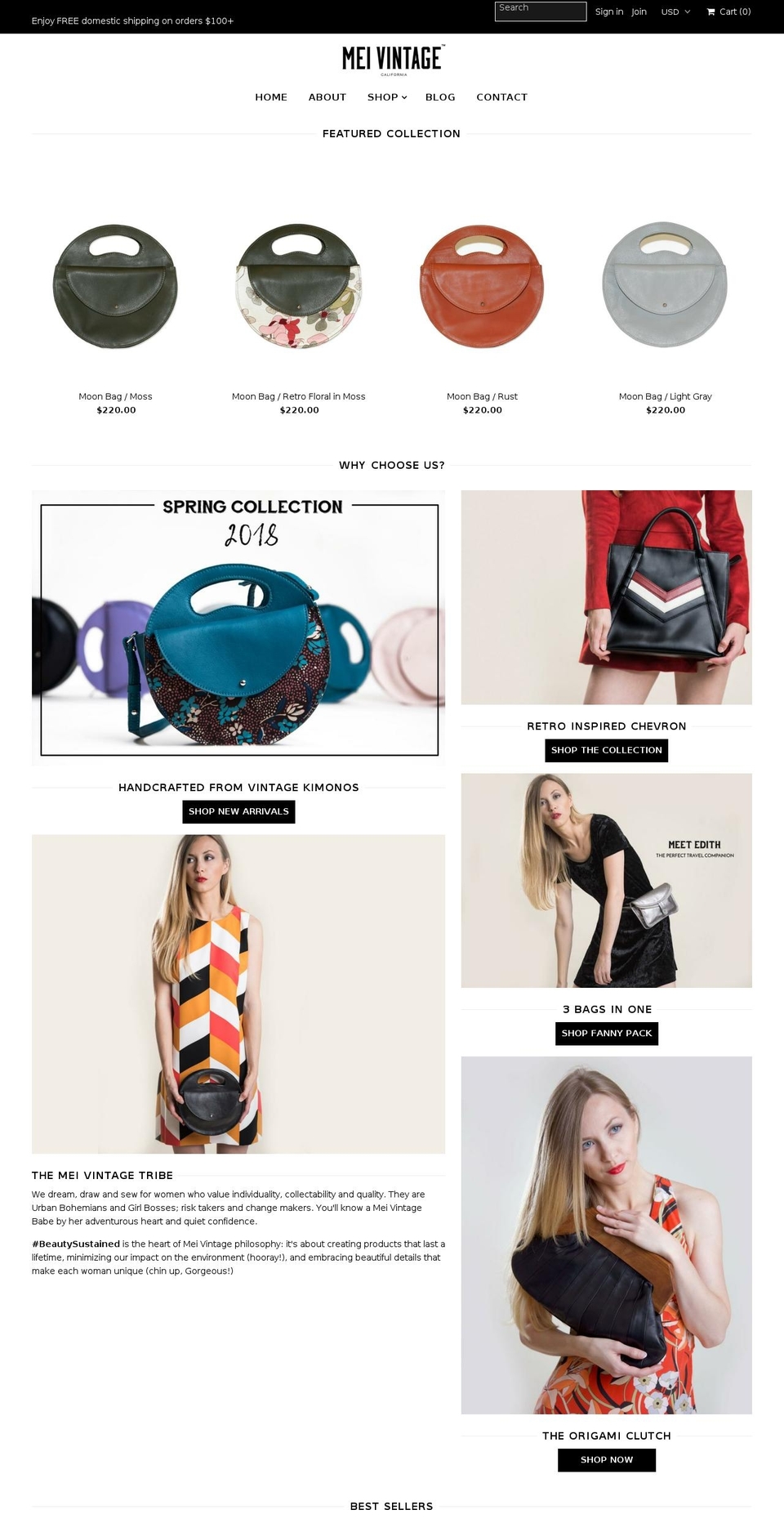 mr-parker Shopify theme site example meivintage.com