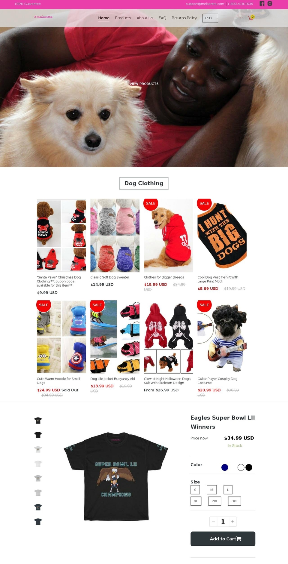 pluto-0-4-official Shopify theme site example melaantra.com