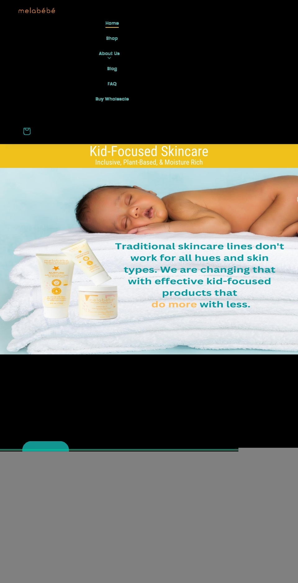 melabebe.com shopify website screenshot