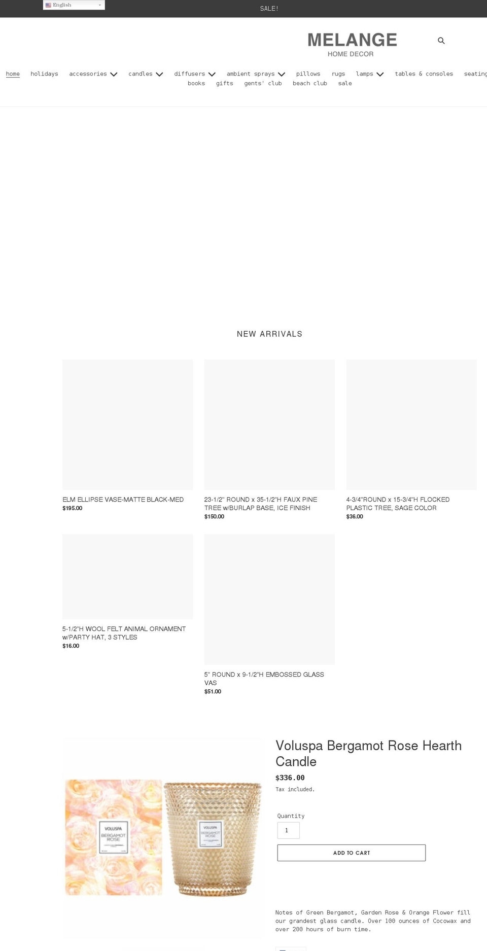 melangegt.com shopify website screenshot