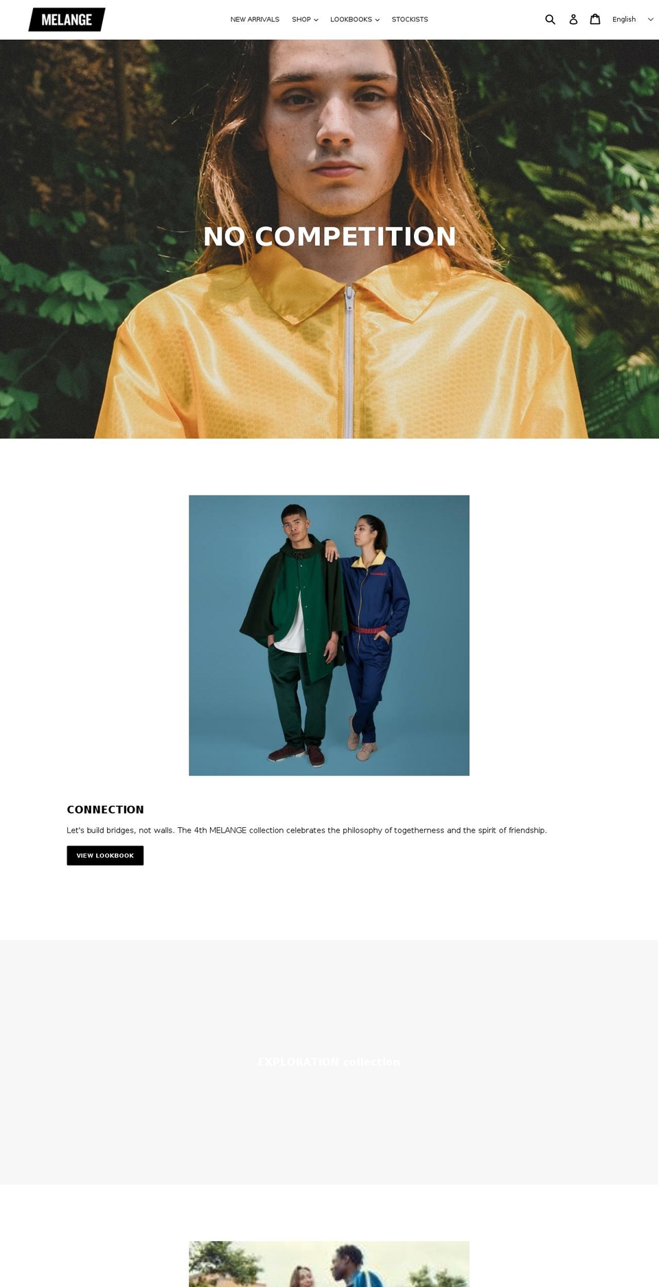 melangeparis.com — Shopify storefront screenshot