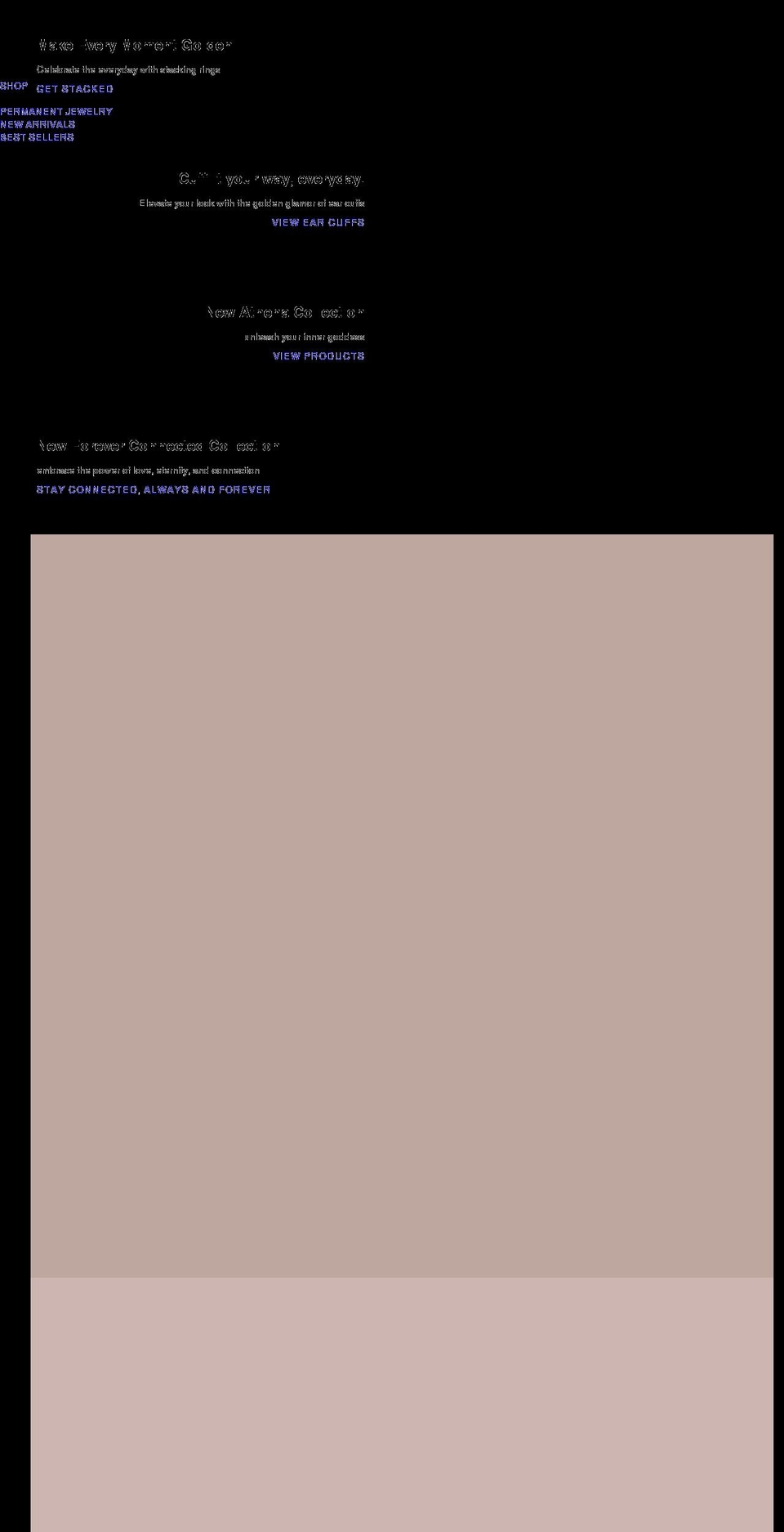 melaniegolden.com shopify website screenshot