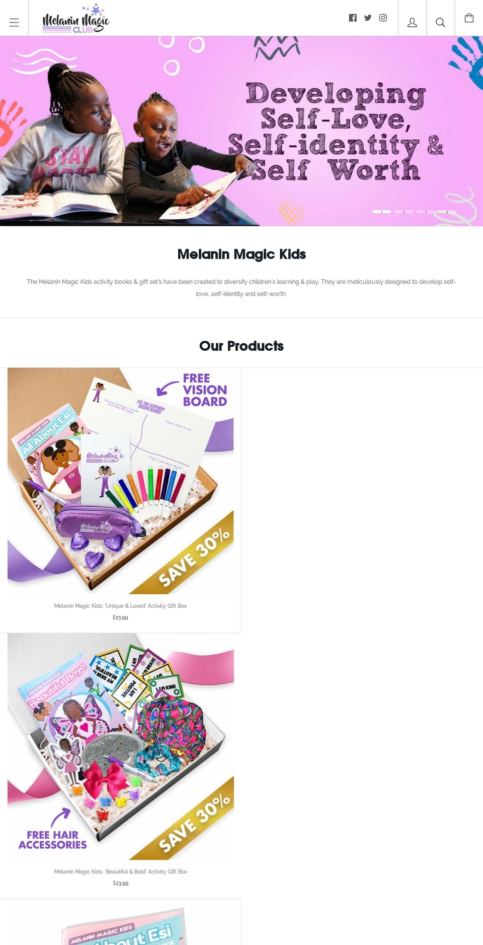 shopifyexpert Shopify theme site example melaninmagicclub.com