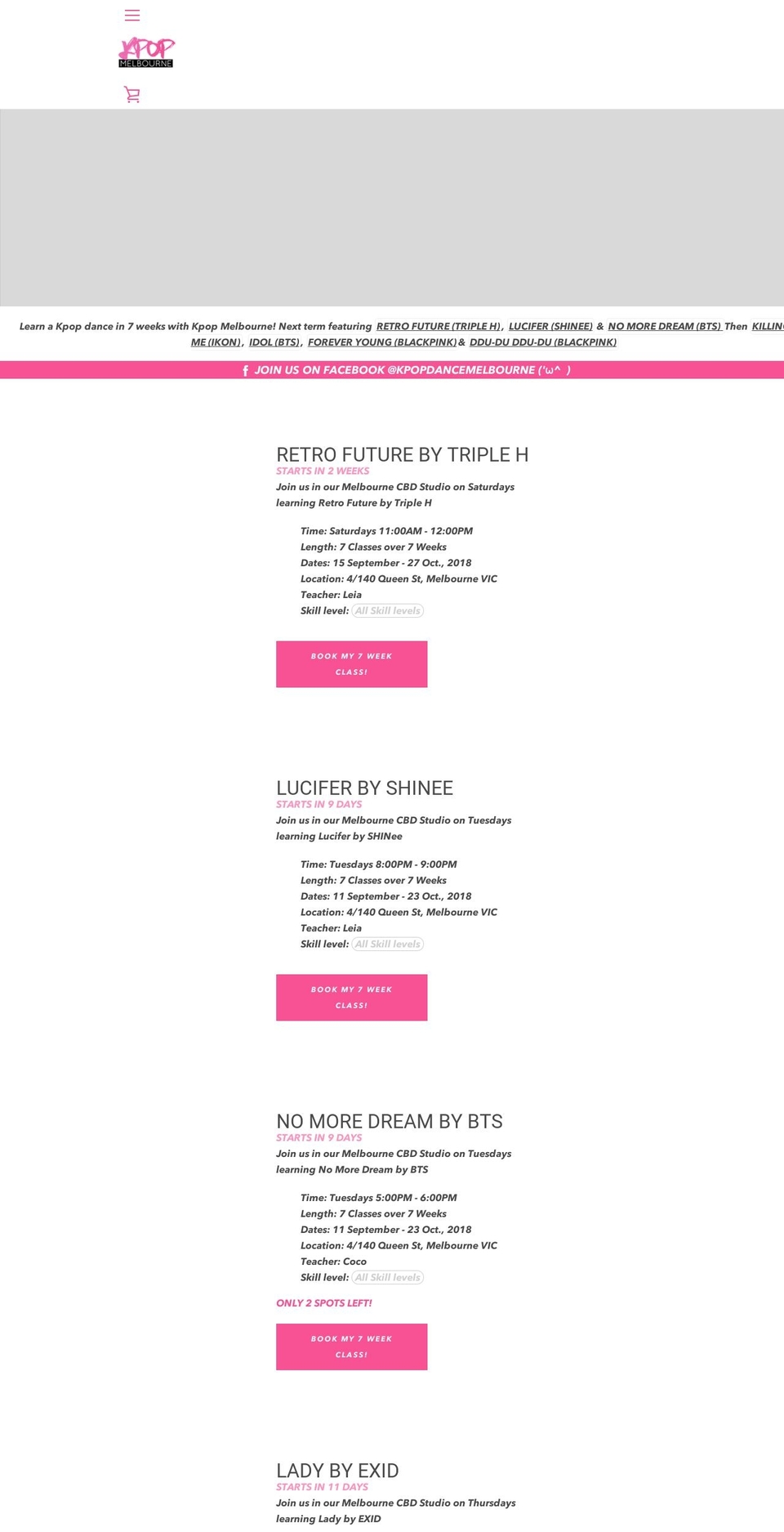 narrative-5-0-1 Shopify theme site example melbournekpop.com