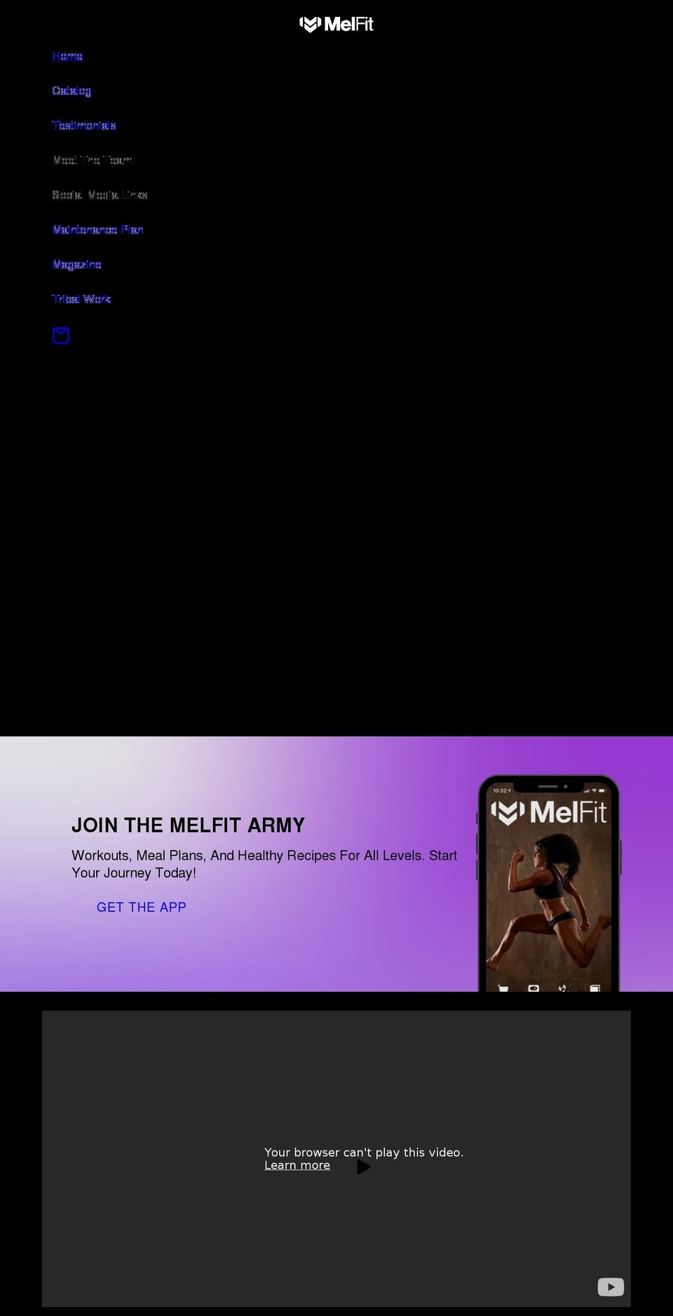 melfitcoaching.com shopify website screenshot