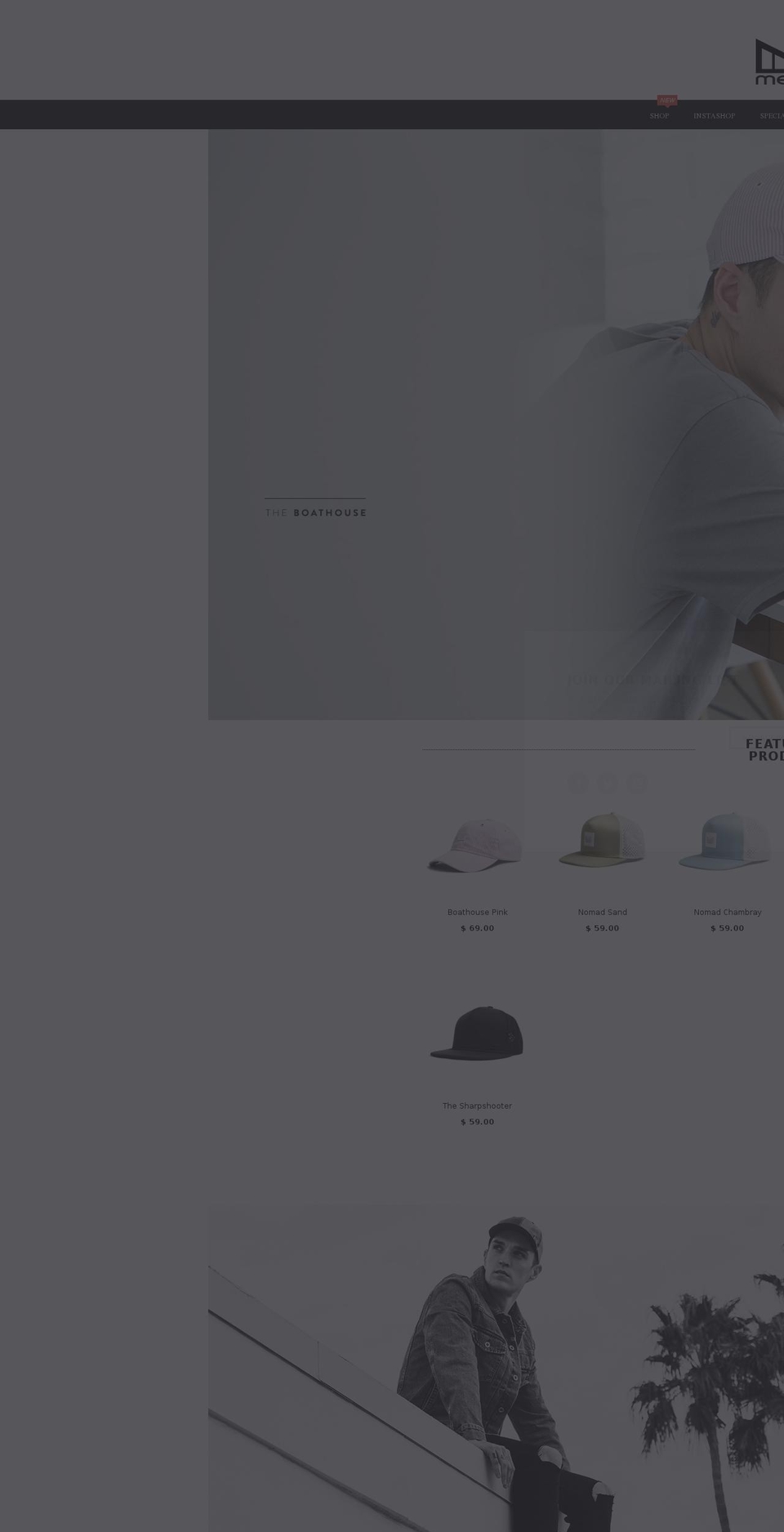 melinbrand.com shopify website screenshot