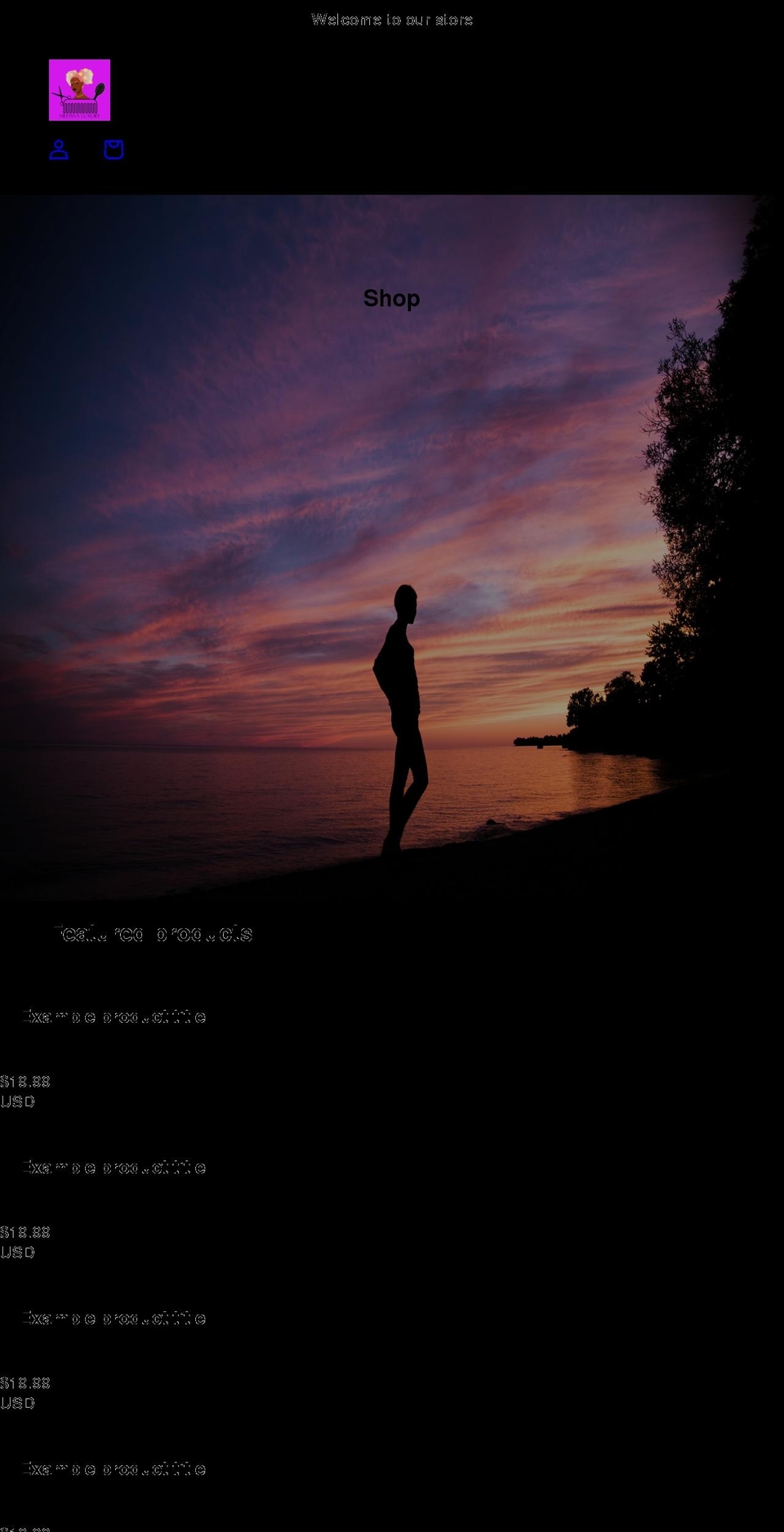 melissa-luxury.myshopify.com shopify website screenshot