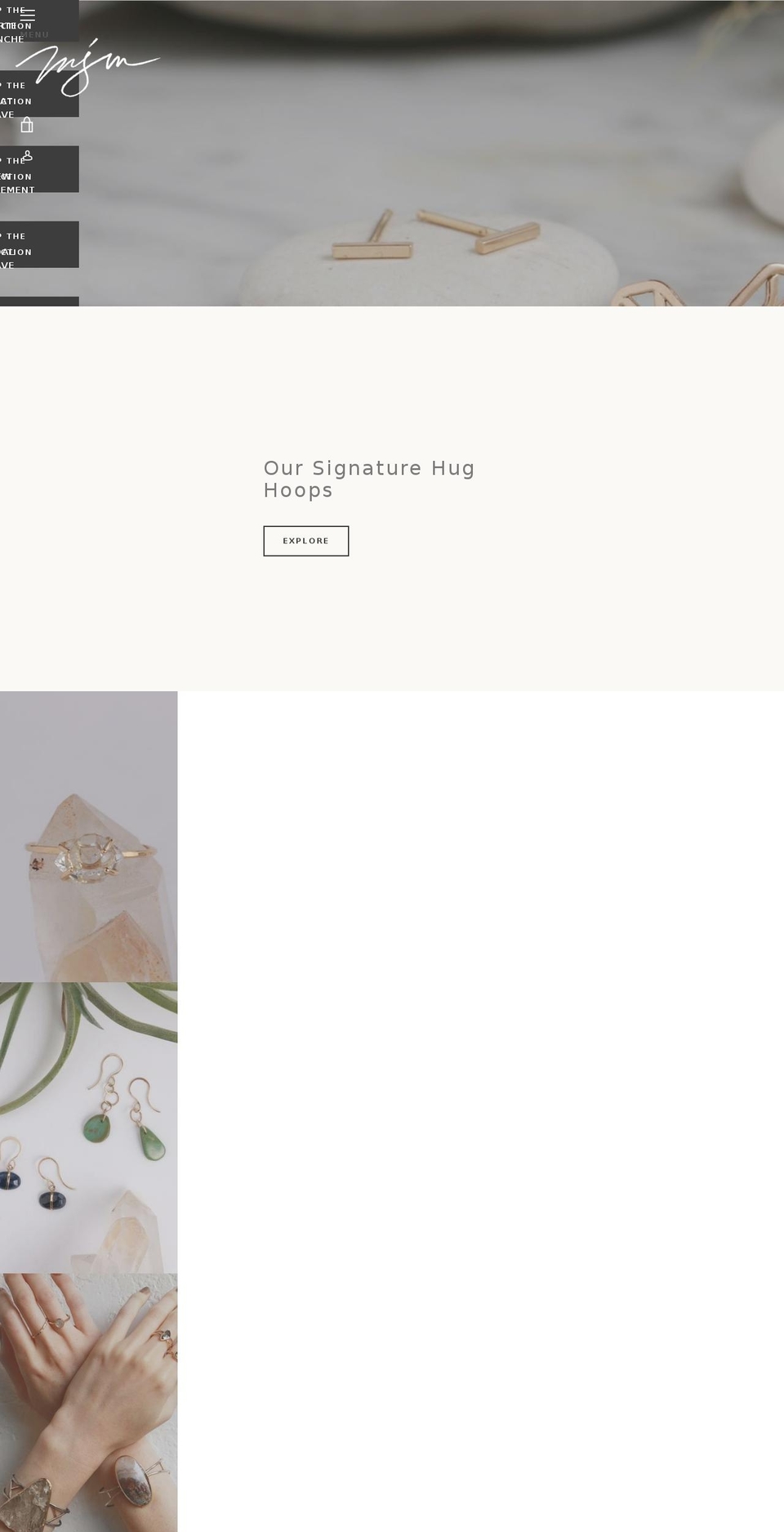 melissajoymanning.com — Shopify storefront screenshot