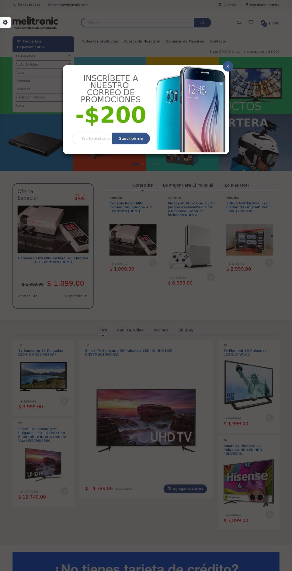 ELECTRO - GADGETS \u0026 DIGITAL RESPONSIVE SHOPIFY TH Shopify theme site example melitronic.com