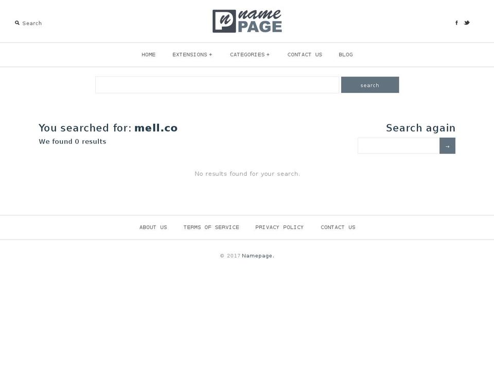 mell.co shopify website screenshot