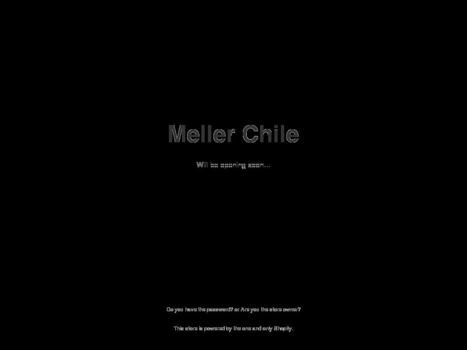 Meller - Prod Shopify theme site example mellerbrand.cl