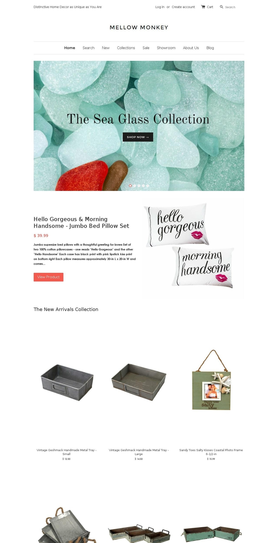 mellowmonkey.com shopify website screenshot