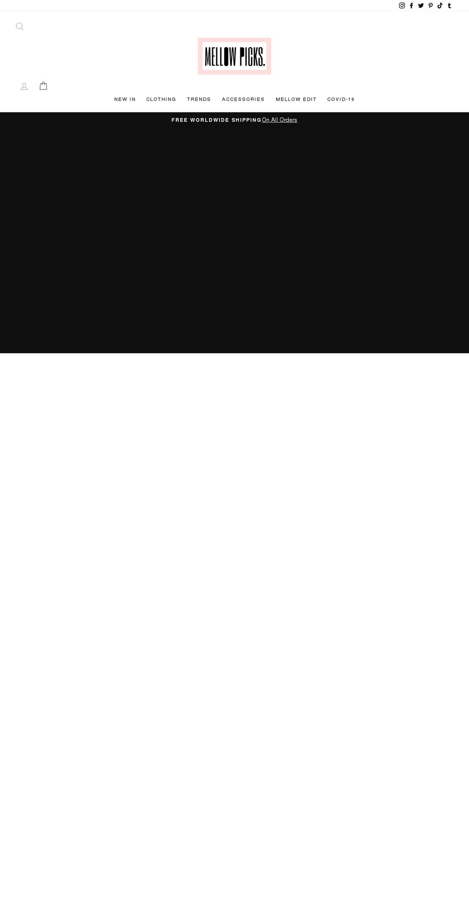 mellowpicks.com shopify website screenshot