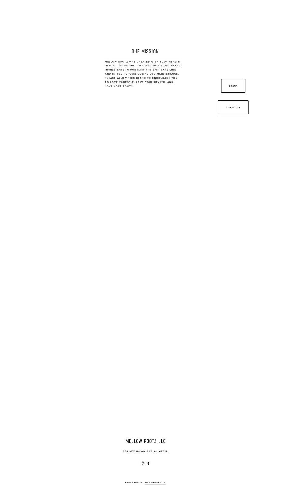 mellowrootz.com — Shopify storefront screenshot