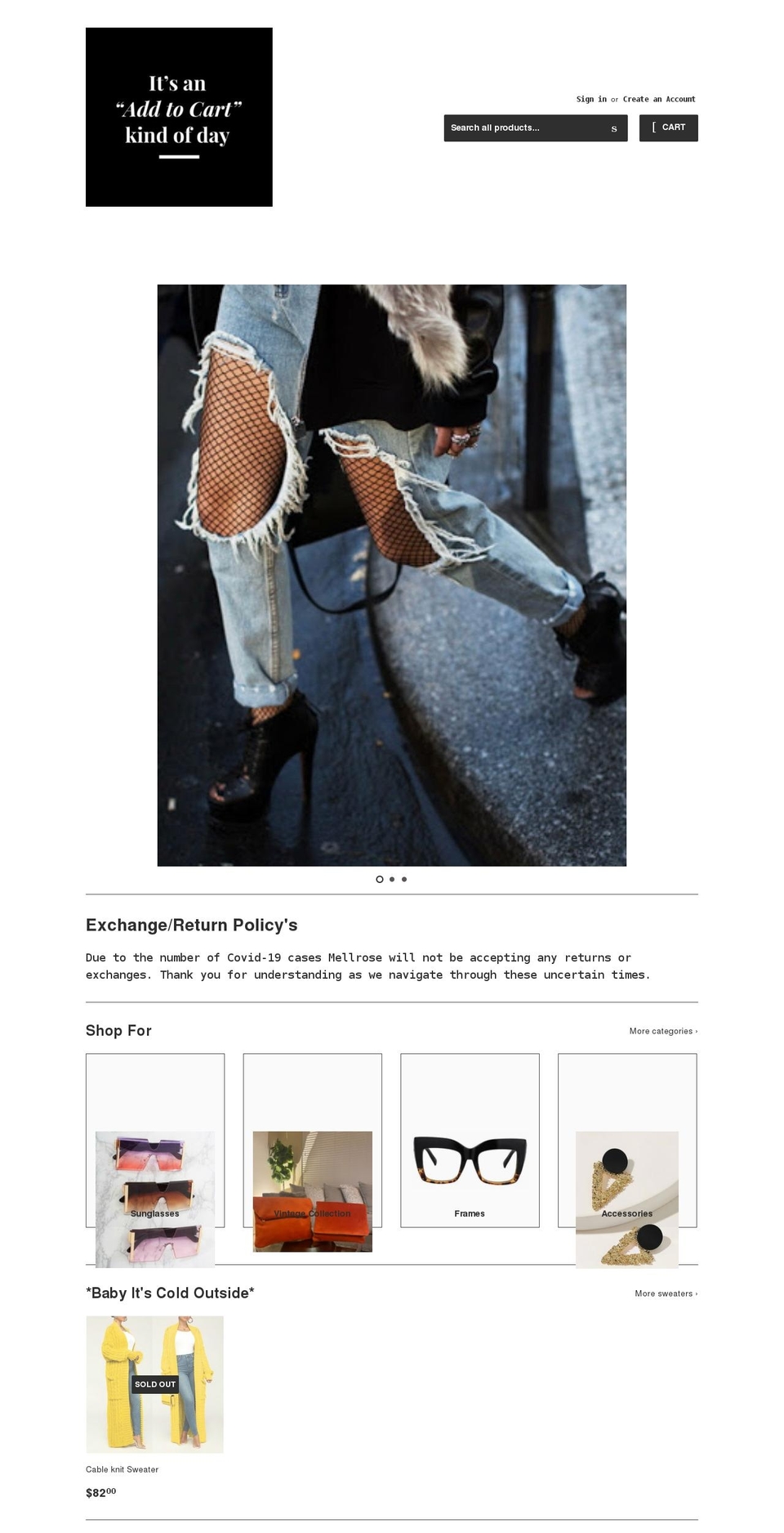 mellrosebags.com shopify website screenshot