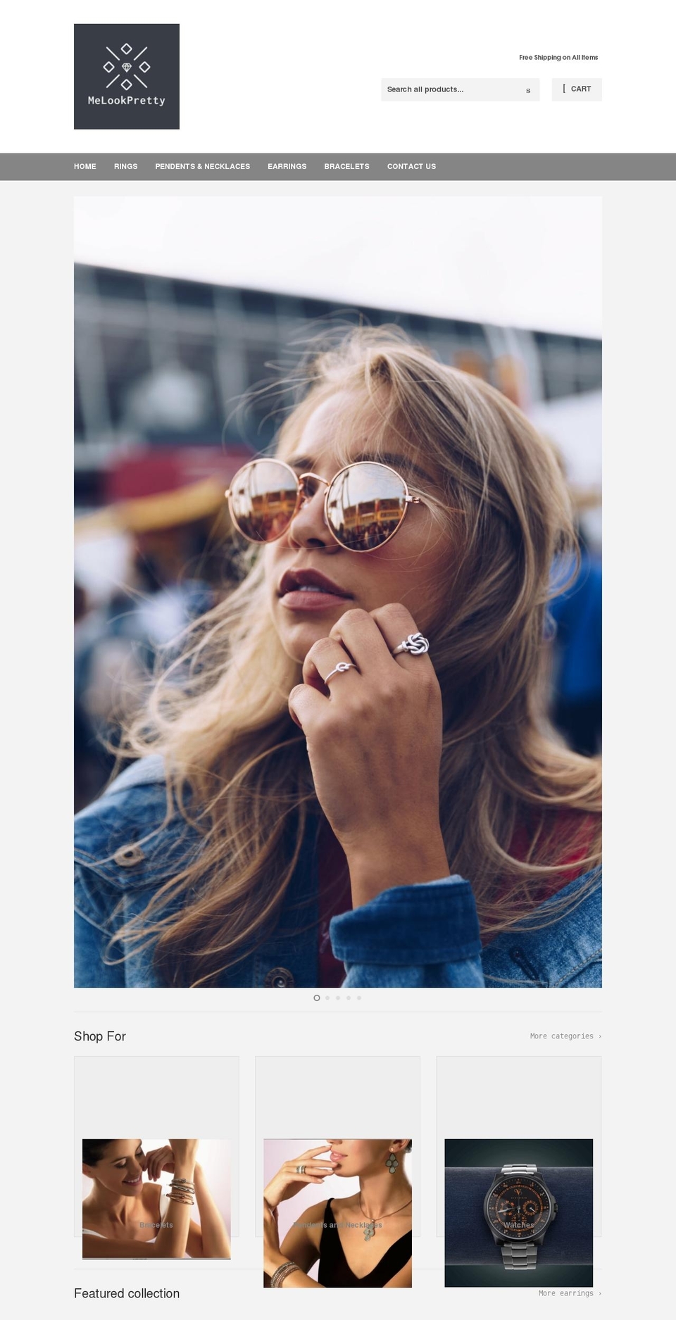 melookpretty.com shopify website screenshot