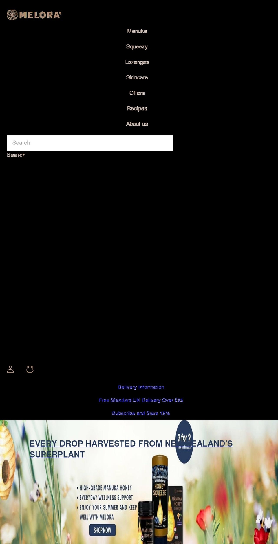 melora.co.uk shopify website screenshot